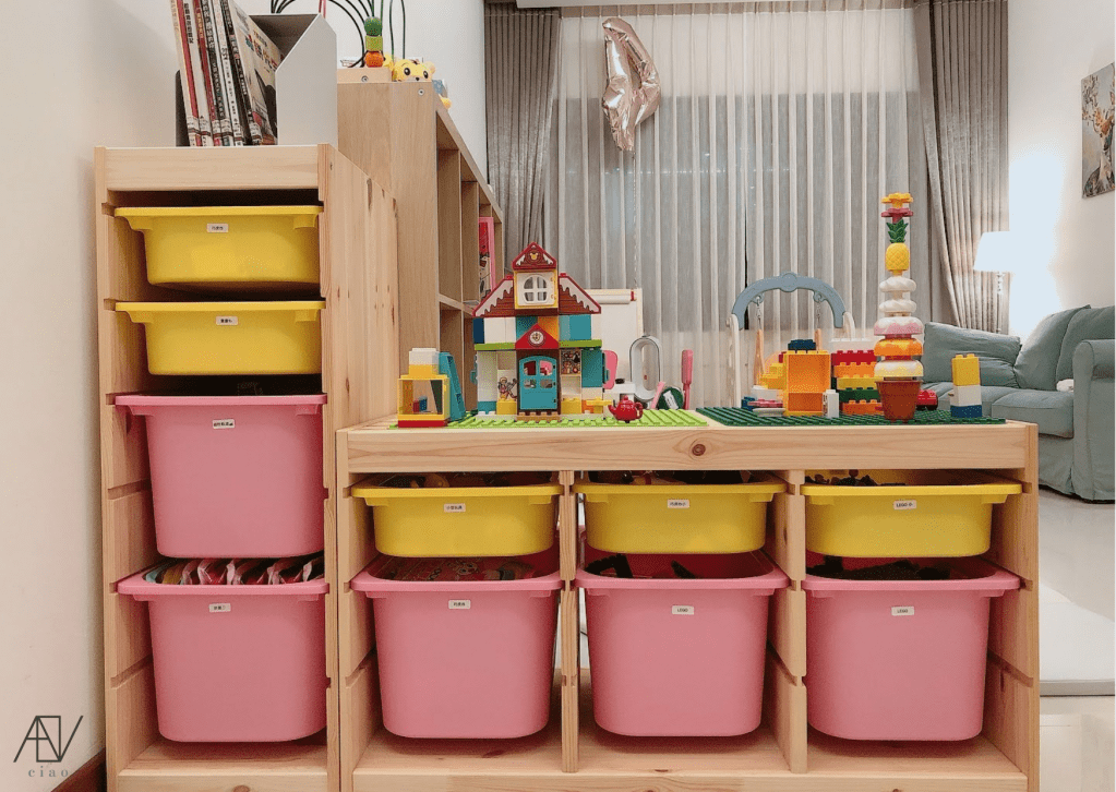 ciaoevana-IKEA-trofast-玩具收納櫃-標籤